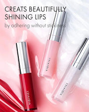 VIDIVICI Millennial Lip Oil #01 Luv Me Clear - Non-Sticky Dewy Gloss for Moisturized & Voluminous Lips - Overnight Lip Mas...