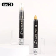 Kaely 2Pcs Cream Eyeshadow Stick Set for Eyes,Light Khaki & Desert Gold Shimmer Pen,Eye Brightener Halloween Makeup,sombra...