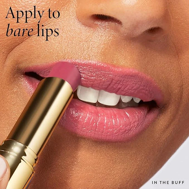 LAURA GELLER NEW YORK Jelly Balm Moisturizing Tinted Lip Balm - In the Buff - Hydrating Vitamin E - Semi-Shine Finish - Pr...