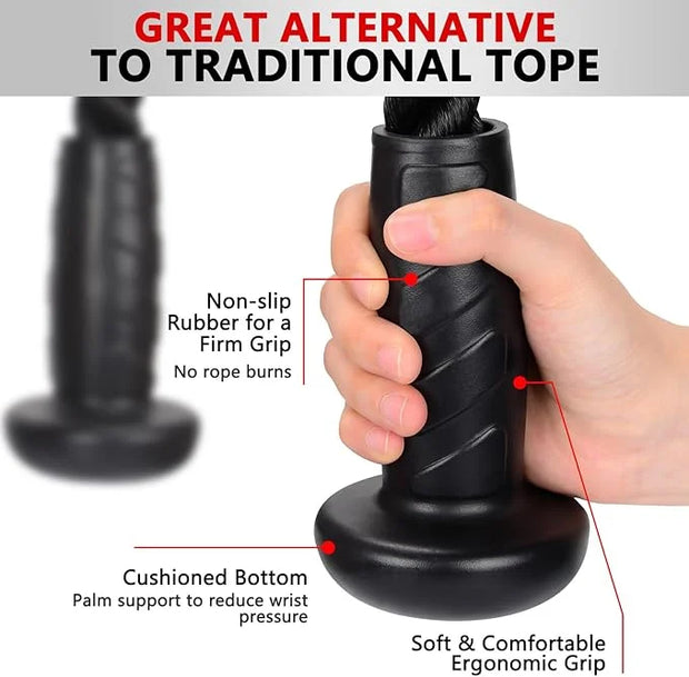 Hikeen Ergonomic Tricep Rope Cable Attachment with Anti-Slippery - Product Image