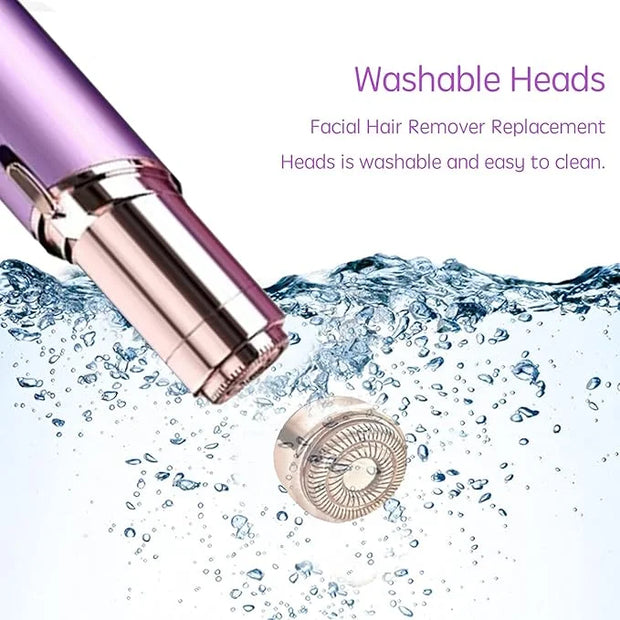 Replacement Heads for Flawless Generation 2, Facial Hair Removal Replacement Heads for Women, Compatible with Finishing Fl...