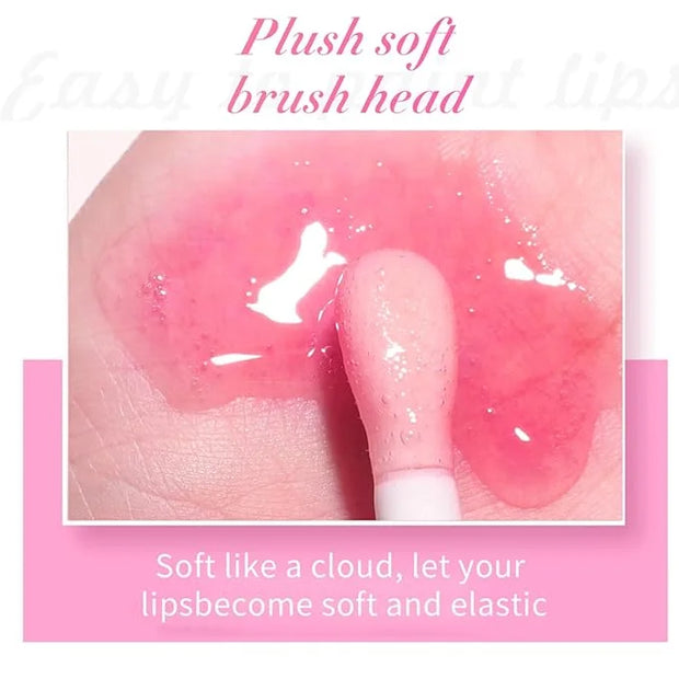 Fat Lip Oil Lip Stain,6 Colors Lip Oil Plumping Lip Glaze, Hydrating Lip Glow Oil,Shiny Transparent Lipstick,Long Lasting ...