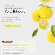 WELCOS Kwailnara Yuja Milk Body Lotion & Body Wash Set – Moisturizing & Revitalizing Korean Skincare Bundle with Yuja Extr...