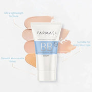 FARMASi Make Up BB Cream Beauty Balm, Full-Coverage Foundation, Concealer, Moisturizer BB Cream for All Skin Types, 1.7 fl...