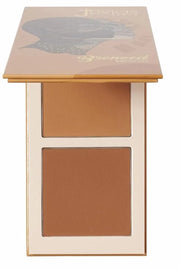 Juvia's Place Bronzed Duo Bronzer Tan - Soft Matte Bronzer, Contour Powder, Long-Wearing & Buildable Bronzing Powder - Sui...