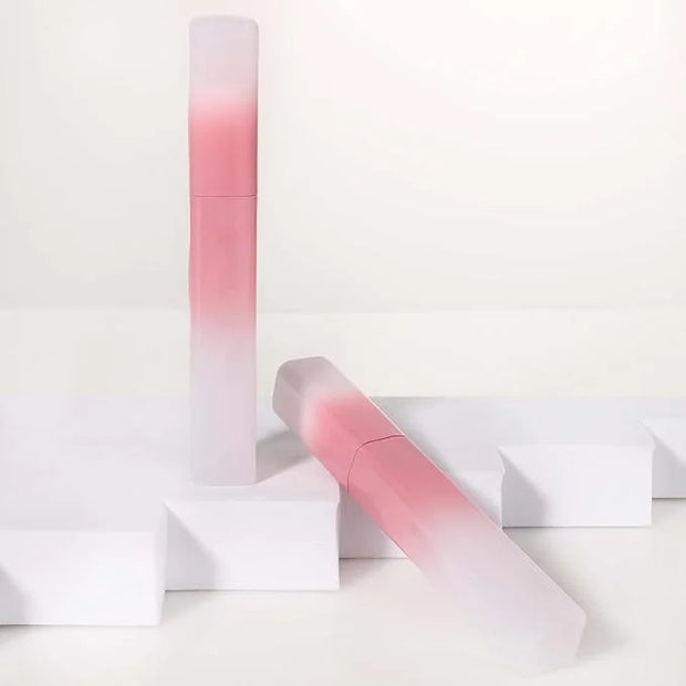 COSIDEA 15pcs 5ml Irregular rectangle empty lip gloss tubes bulk with wand unique Gradient pink lipgloss tube - Product Image