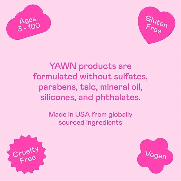 YAWN Lip Gloss Duo | High-Shine Gloss | Soothing Sunflower Seed Oil | Non-Toxic, Cruelty Free, Vegan | Makeup for Kids, Tw...