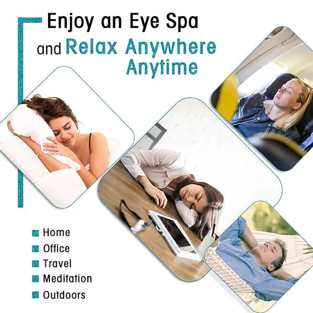 20 Packs Unscented Self Heating Warm Steam Eye Masks for Dry Eyes, Eye Fatigue Relief & Puffy Eyes, Moist Heating Compress...