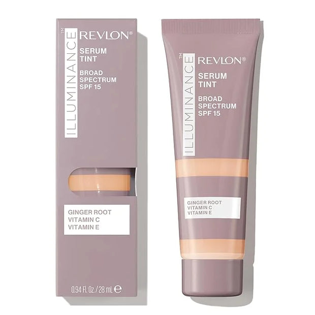 Revlon Illuminance Tinted Serum, Triple Hyaluronic Acid, Evens Out Skin Tone Over Time and Hydrates All Day, SPF 15, 213 L...