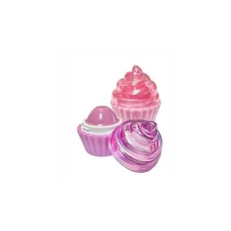 Beauty Bundle Cupcake Set of 6 Cute Lip Gloss For Kids, Girls & Women Party Favors Novelty Hydrating Assorted Fruit Scente...