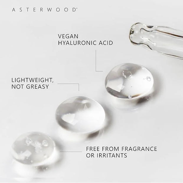Asterwood Hyaluronic Acid Serum (4 oz) + Hyaluronic Acid Eye Serum - Product Image