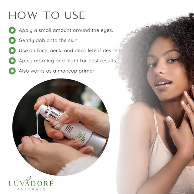 Brilliant Restoring Probiotic Eye Cream – Under Eye Cream with Caffeine, Green Tea, Hyaluronic Acid, Botanical Ingredients...
