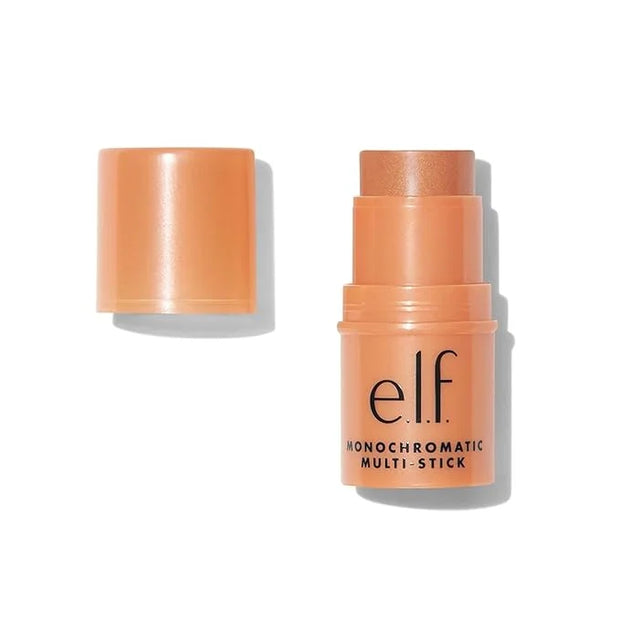 e.l.f. Monochromatic Multi Stick, Luxuriously Creamy & Blendable Color, For Eyes, Lips & Cheeks, Glowing Mango, 0.17 Oz - ...