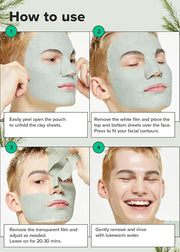 I DEW CARE Face Sheet Mask - Here's To Clearing Clay | Daily Exfoliate, Decongest, Minimize Pores, Soothe, Infused with 3-...