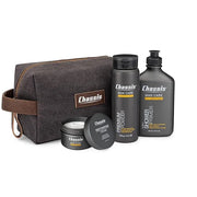 Chassis Gift Set with Flushable Foam, Premium Body Powder, and Shower Primer, Body Powder, Body Wash, and Flushable Wipe A...