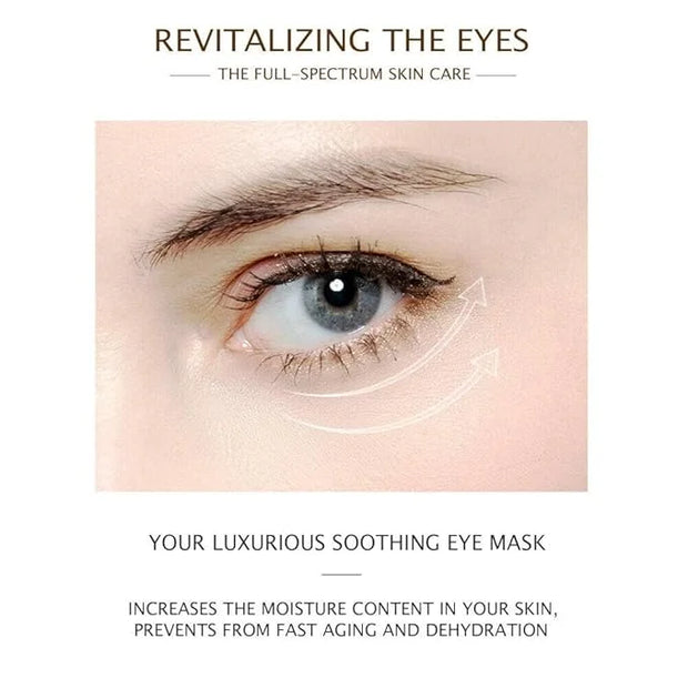 BIOAQUA 30 Pairs Eye Mask Moisturizing Hydrating Anti-Wrinkle Anti-Aging Remove Dark Circles Smooth Nourishing Refreshing ...