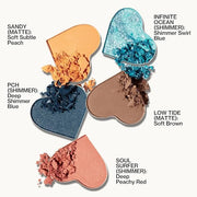 Pacifica Eyeshadow Palette – Malibu Mineral Eyeshadow, Blendable Neutral Shades with Velvet Matte, Shimmer & Metallic, Coc...