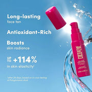 Coco & Eve Anti-Aging Tanning Serum - Face tanner with Skincare Actives for Gradual, Hydrating Glow. Natural Self Tanning ...