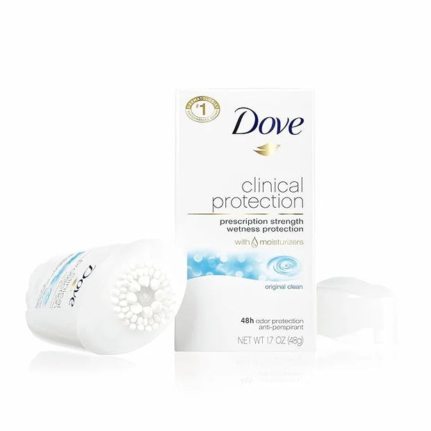 Dove Clinical Protection Antiperspirant Deodorant For Sweat and Odor Protection Original Clean Antiperspirant For Women Ma...