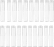 24PCS/4g White Empty Lipstick Lip Balm Balms