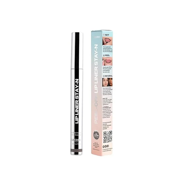 Sacheu Lip Liner Stay-N Peel Off Lip Stain — Long Lasting Matte Lip Tattoo Transfer Proof Lipstain Infused with Hyaluronic...