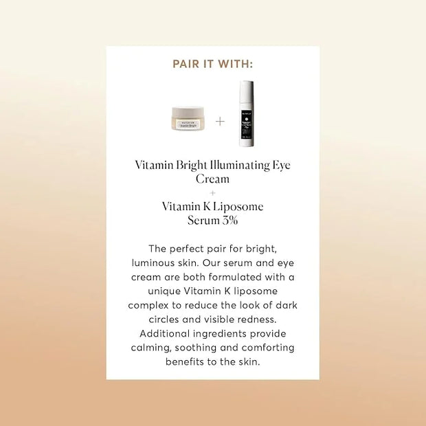 Naturium Vitamin Bright Illuminating Eye Cream, Under Eye Repair Cream for Dark Circles, with Vitamin K, Phyto-Complex, & ...