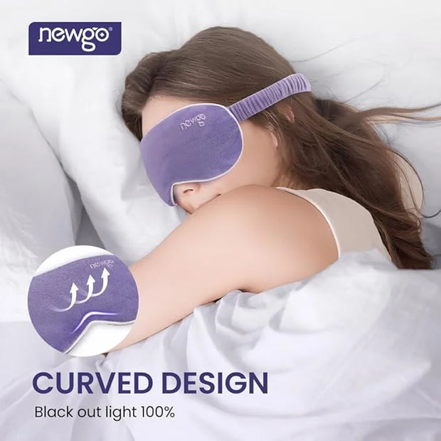 NEWGO Bundle of Cooling Eye Mask and Microwave Heated Eye Mask - Product Image