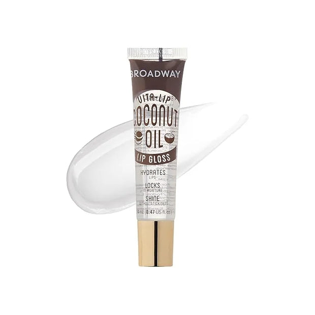Ruby Kisses Broadway Vita-Lip Clear Lip Gloss (Coconut Oil 12 Pack), Ultra-Hydrating & Soothing Formula with Vitamin Oils,...