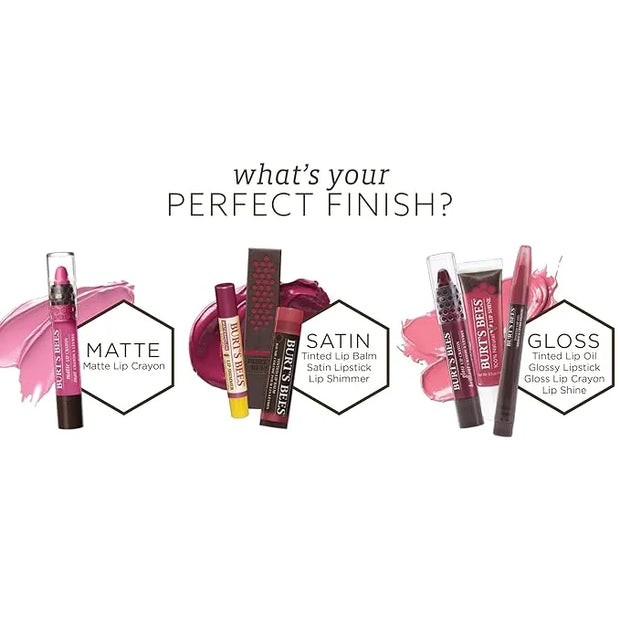 Burt's Bees 100% Natural Moisturizing Gloss Lip Crayon, Pink Lagoon - 1 Crayon - Product Image