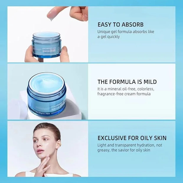 Hydro Boost Hyaluronic Acid Moisturizing Water Gel, Face Moisturizer for Oil Skin, Lightweight and Long lasting Moisturize...