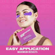 Eye Patches for Dark Circles and Puffiness, Under Eye Mask with Hyaluronic Acid and Kakadu Plum, Vegan and Cruelty-Free Un...