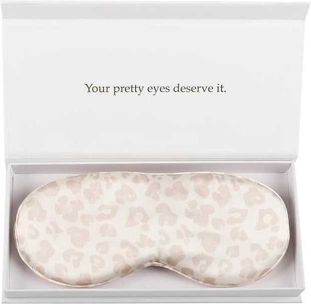 Silk Sleep Mask Light Blocking Luxury 100% Mulberry 22mm Silk Eye Mask Eye Cover Blindfold Ultra Soft Light & Comfy Anti A...