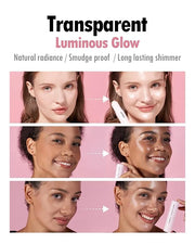 KAHI BALM SERIES | Highlighter Balm stick - Skin-Illuminating Highlighter Makeup Stick | Long-lasting Pink Highlighter Mak...