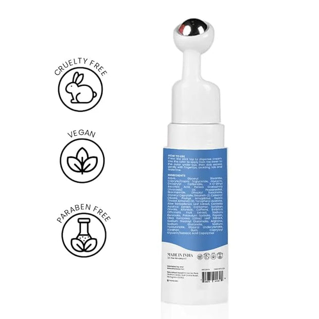 Radiant Gaze Under Eye Cream | Reduces Dark Circles, Puffiness & Fine Lines | Hydrating Vitamin C & Caffeine Formula | Soo...