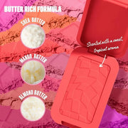 NYX PROFESSIONAL MAKEUP Buttermelt Powder Blush, Fade and Transfer-Resistant Blush, Up to 12HR Make Up Wear, Vegan Formula...