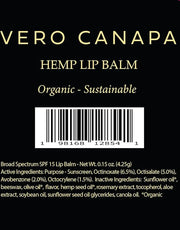 Vanilla Organic Hemp Lip Balm