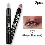 evpct 2Pcs Cream Eyeshadow Sticks Set for Eyes Waterproof, Rose Shimmer Matte Eye shadow Stick Pencil Pen Bulk sombras en ...