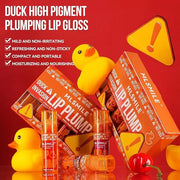 6 Colors Duck Lip Plumper Gloss,High Pigment Plumping Lip Gloss,Hydrating Lip Glow Oil, Lip Balm for women, Vegan Lip Make...