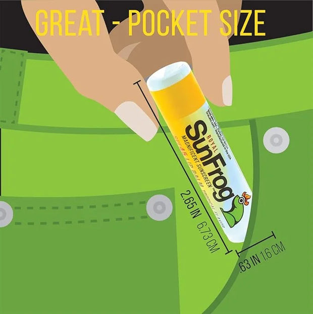 Royal SunFrog | 2-Pack Tropical Lip Balm with SPF 45 Sun Protection | Protects, Soothes, and Moisturizes with Vitamin E an...