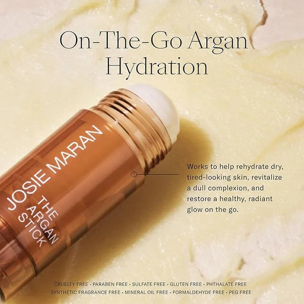 Josie Maran Argan Oil Stick - Multitasking Body Balm, Face Balm & Under Eye Stick - Restore Dull Skin with Antioxidants & ...