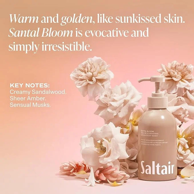 Saltair Body Wash, Signature Scents 2-Pack. Moisturizing Body Cleanser with Monoi Oil and Cupuacu Butter. Luxury Shower Ge...