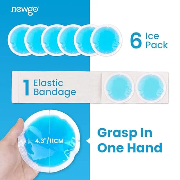 NEWGO Cold Eye Mask Cooling Eye Mask for Dry Eyes and Small Ice Packs for Injuries - Product Image