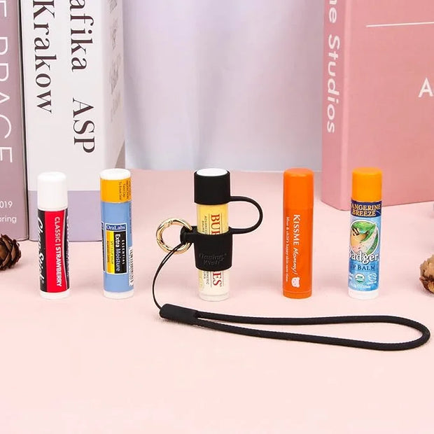 Desing Wish Silicone Lip Balm Holder Black