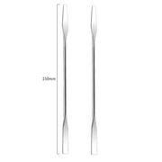 2Pcs Stainless Steel Cosmetic Mixing Makeup Spatula Nail