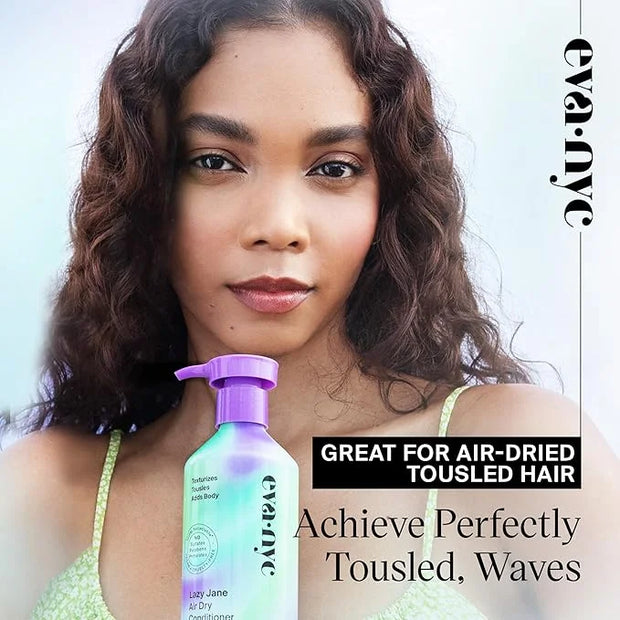 EVANYC Lazy Jane Air Dry Hair Conditioner, 8.8 fl oz, Vegan and GMO-Free, Anti Frizz Hair Products for Women, Natural Text...