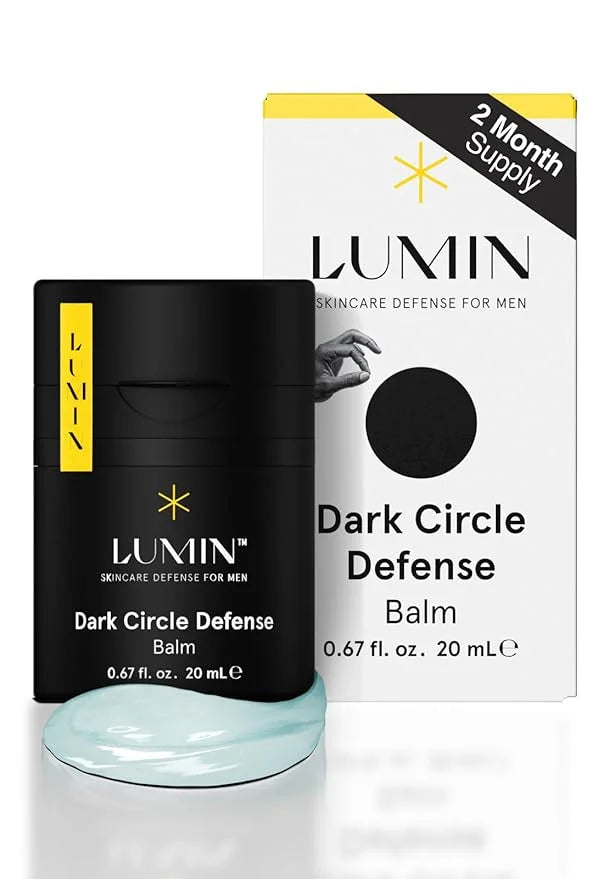 Lumin - Men's Dark Circle Defense Balm - Anti-Aging Korean Formulated Eye Cream Treatment for dark circles, fine lines, & ...