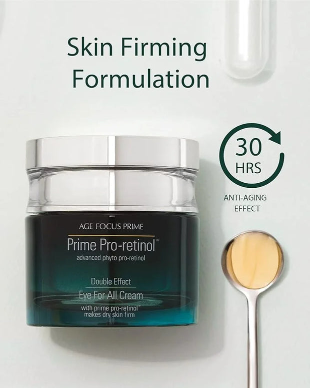 Isa Knox AGE FOCUS Prime Double Effect Eye For All Cream Set (3.4fl oz) - Korean Skin care Set, Anti Aging, Lightweight Ri...