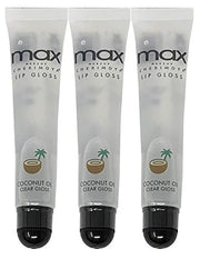 Cherimoya (3Pack) MAX Makeup Lip Polish Coconut Oil Clear Gloss - Product Image