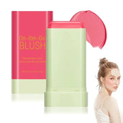 Blush Cream for Cheeks,Face Matte Contour Blush Makeup,Buildable Shimmer Facial Cheek Blusher Shades,Blendable Cosmetic Ma...