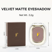 Erinde Single Light Brown Matte Eyeshadow Palette, High Pigment, Long Lasting, Intense Color, Neutral Nudes Naked Matte Pr...